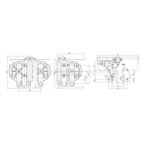 Cabin & Counterweight Side Elevator Roller Guide Shoe